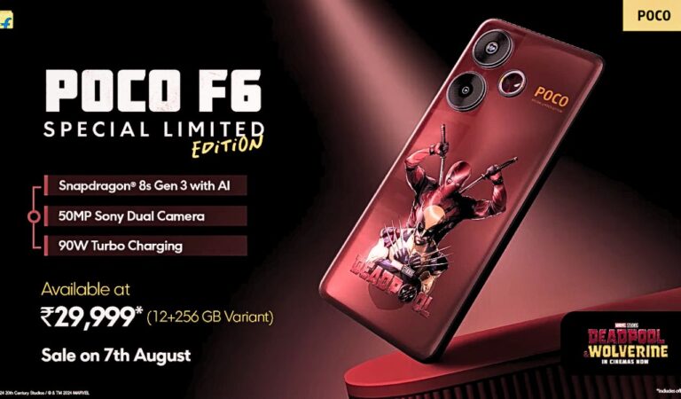 Poco F6 5G Deadpool edition